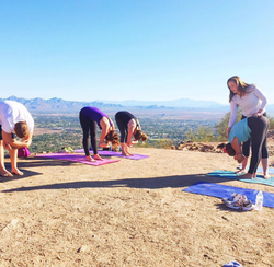 HikeCamelback Yoga on Camelback Mountain, AZ